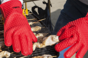 Heat Resistant Silicone Barbecue Gloves 
