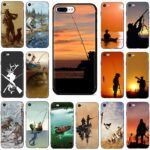 Hunting and fishing Silicone Phone Case for iPhone