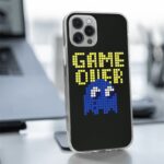 Pac Man Mobile Phone Transparent Case For iPhone