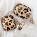 Luxury Leopard Pearl Case for Air Pods