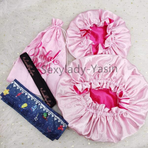 Satin Bonnet with Custom Mommy and Me