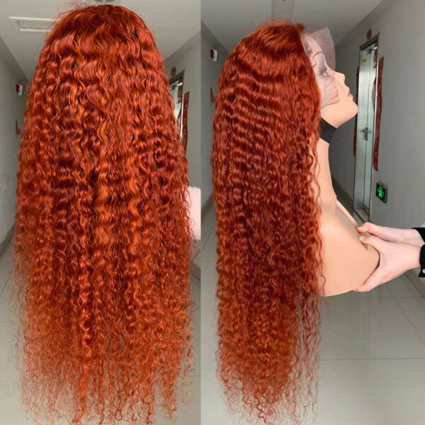 Ginger Red HD Lace Front Wig