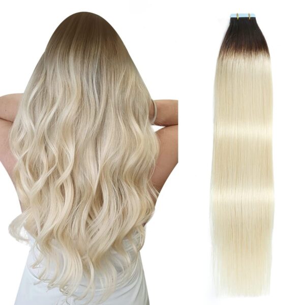 Hot sales 100% Human Virgin Straight Seamless Hair Extensions