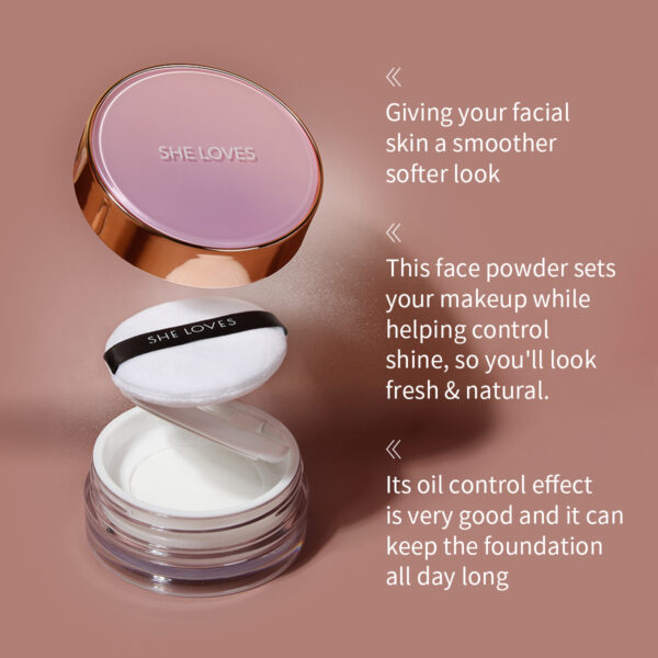Sheloves minerals trimming foundation makeup oil control loose setting powder private label