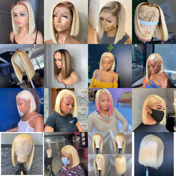 Cheap Price Machine Made Human Straight Hair Bob Wig,Brazilian Real Human Hair Lace Front Wig,Remy Silky Straight Human Hair Wig