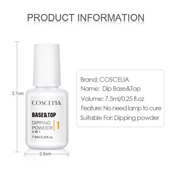 Nail Acrylic Dipping Powder Activator Professional 10ml Prep for Dipping powder
