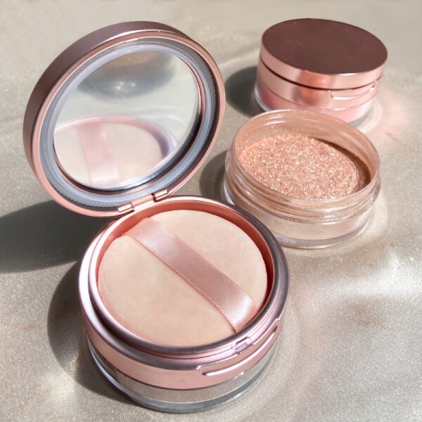 OEM Loose Highlighter Pigments Cosmetic Face Glitter Loose Powder Highlighter Makeup