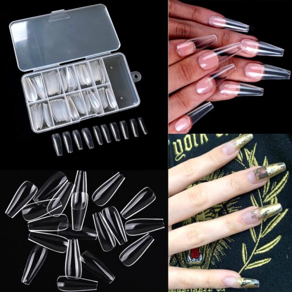 100pc Coffin Nails