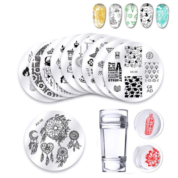 10pc Dreamcatcher Nail Stamping Plates