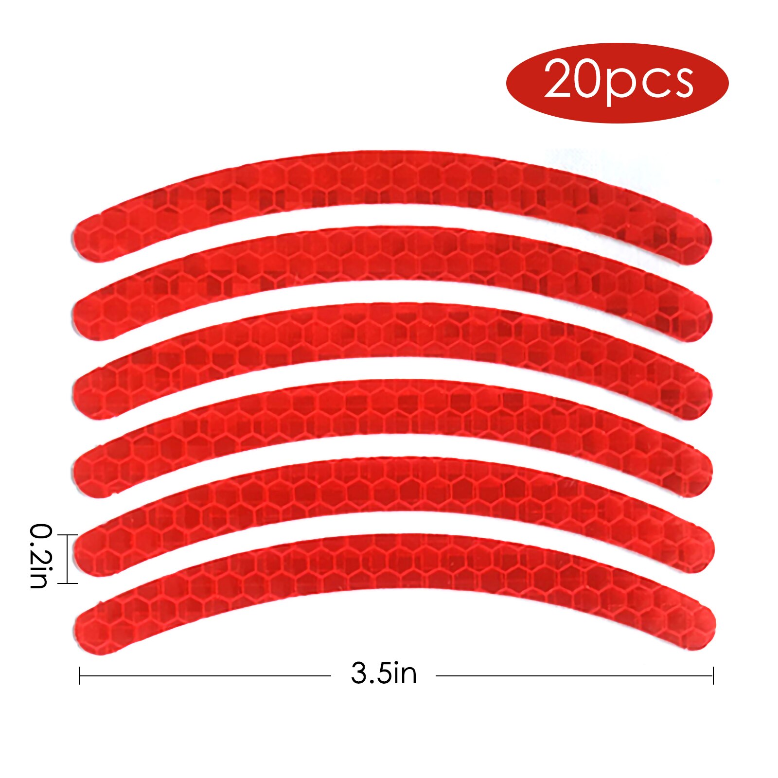 20 pcs red