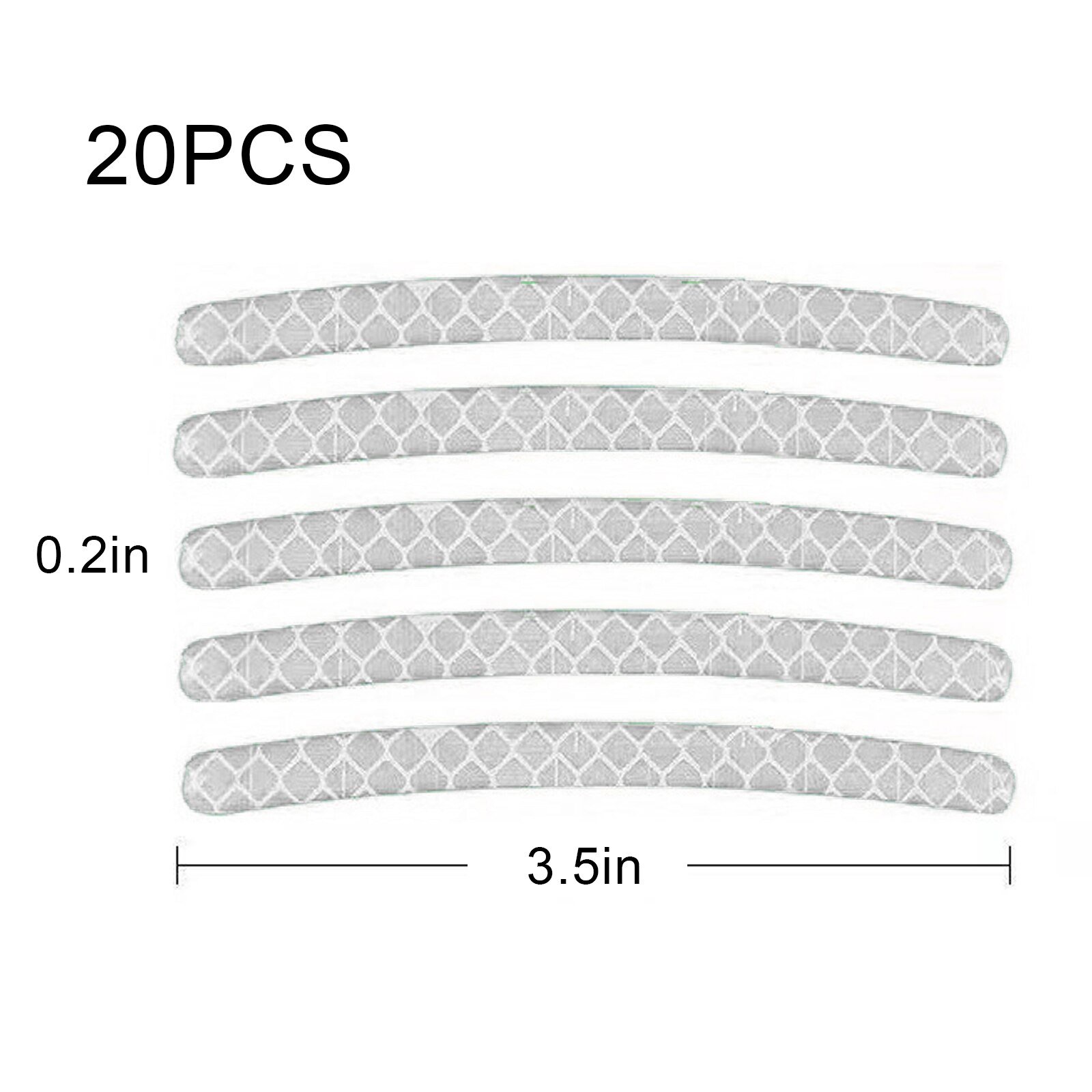 20 pcs white