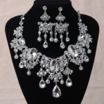 Water Drop African Crystal Jewelry Set