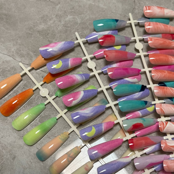 Long False Nails Tips