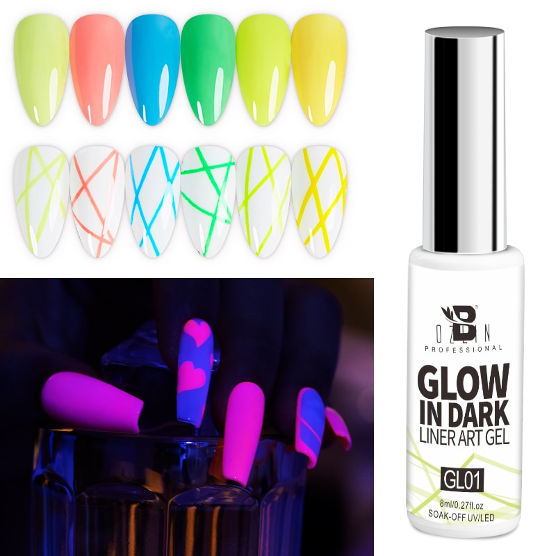 Glow In the Dark Liner Art Gel