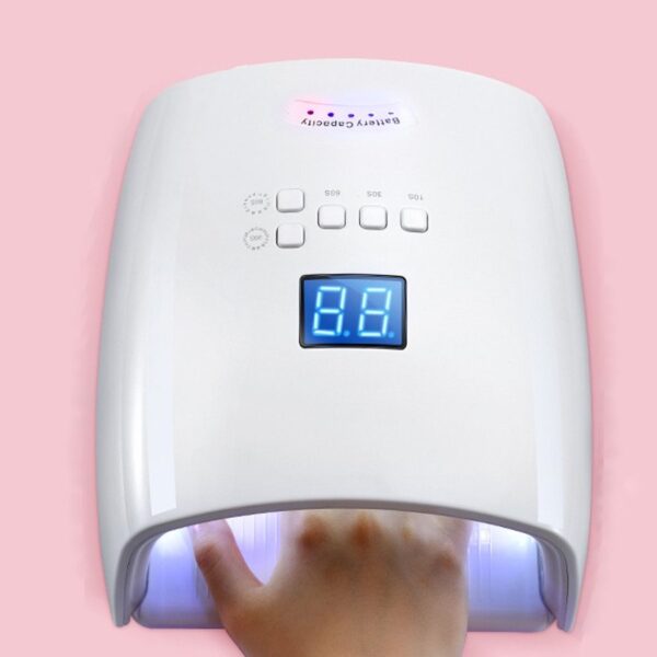 UV LED Nail Lamp with Built-in Rechargeable Battery