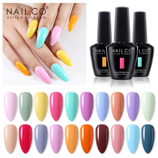 Gel Nail Polish Soak Off 15ML