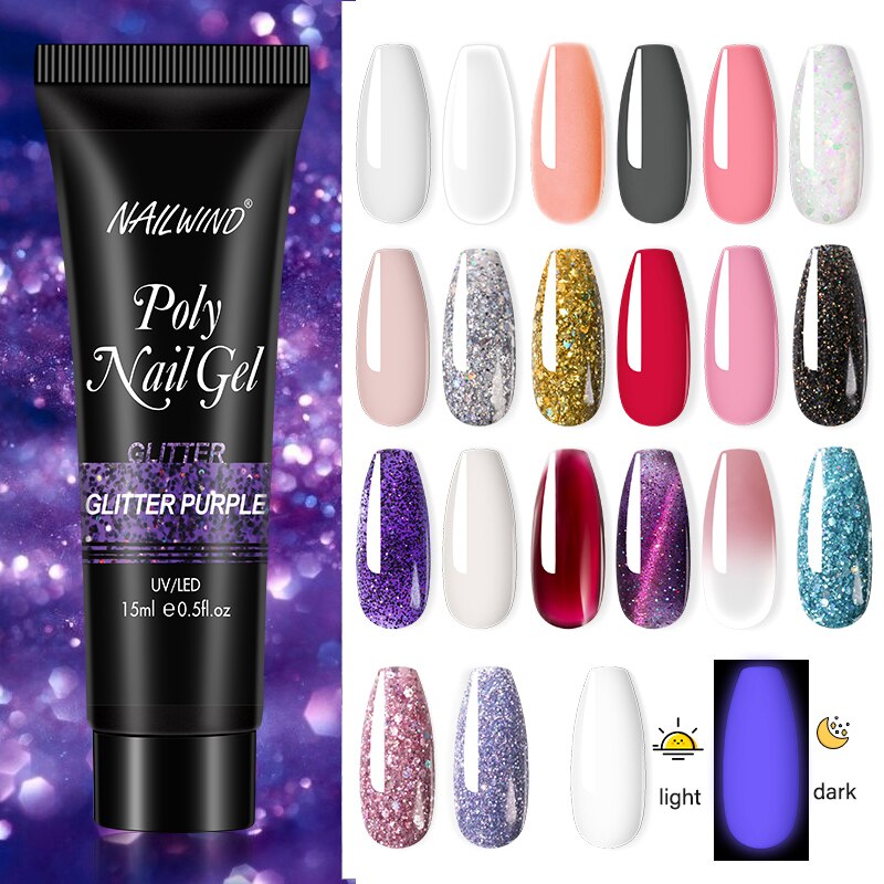 Glitter Poly Nail Gel