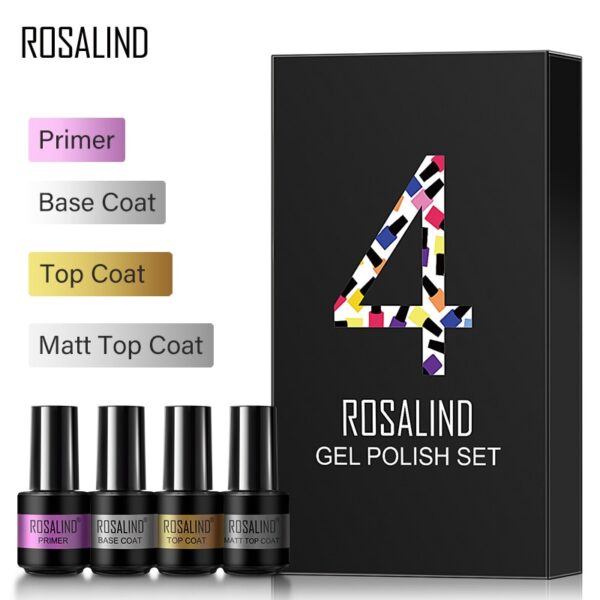 Top Base Coat Gel Nail Polish Set