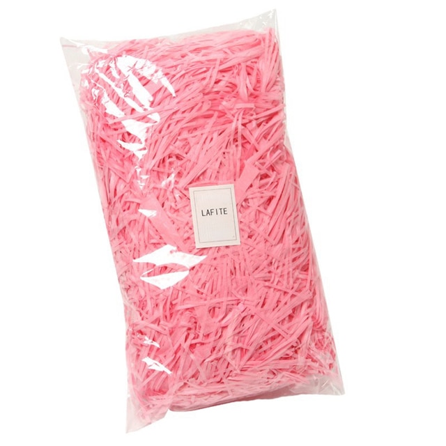 13 Pink Raffia Paper