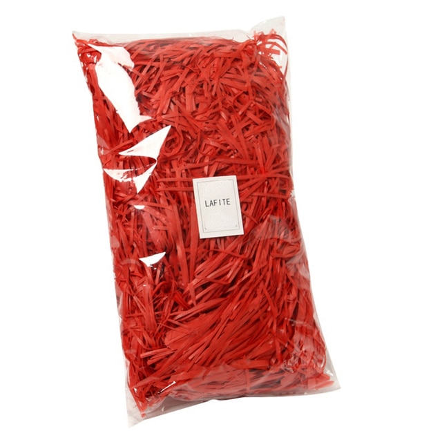 17 Red Raffia Paper