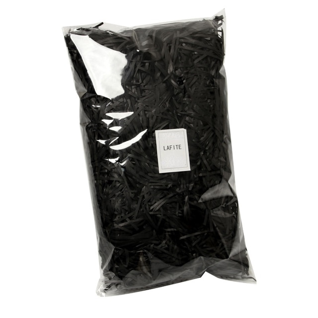 20 Black RaffiaPaper