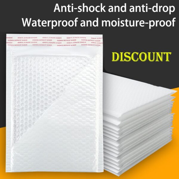 100 PCS/Lot White Foam Self Seal Mailers
