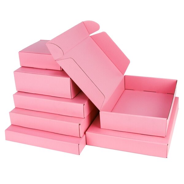 5pcs/10pcs/pink gift box supports customized size printing logo.